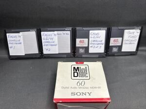 3 Sony's First Minidisc Used Recorded, Pink Floyd, Eagles”94” 3 Disc’s